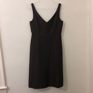 J. Crew Cotton A-Line Dress Brown